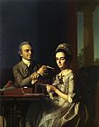 Thomas Canvas Paintings - Mr. and Mrs Thomas Mifflin